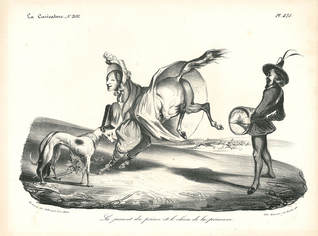 Le Jument de Prince et le Chien de la Princess Honore Daumier   Andrew Edmunds Prints
